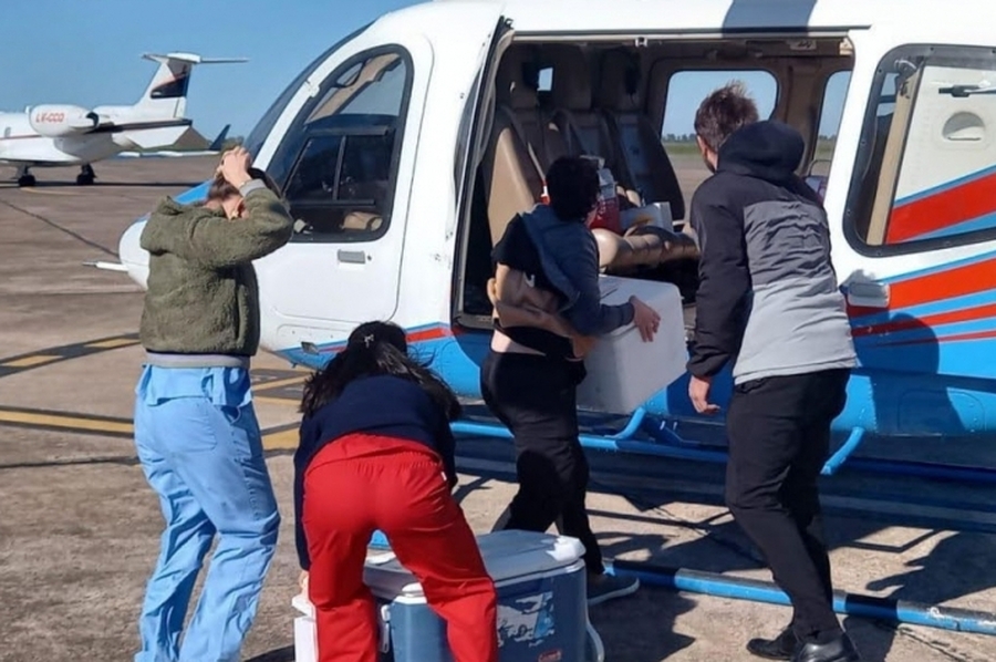 Provincia garantiza la logística para operativos de trasplante mientras se desarrollan las obras en el Aeropuerto Internacional de Rosario