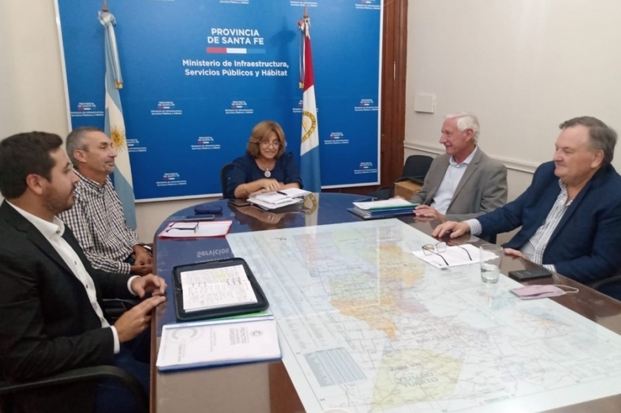 Rigo se reunió con Frana y volvió a pedir por cloacas y reasfaltado
