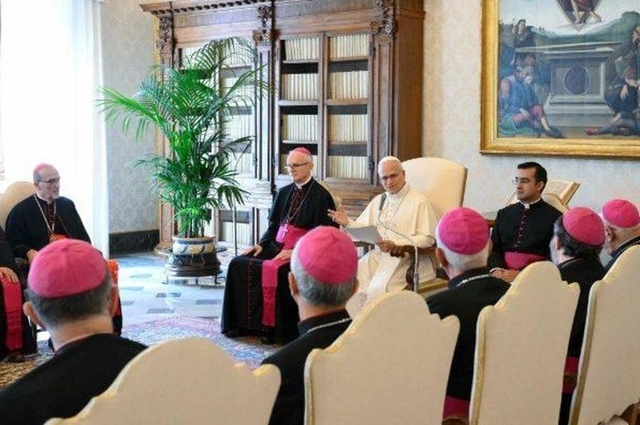 León XIV pidió a los obispos de las regiones árabes trabajar por la reconciliación y la paz