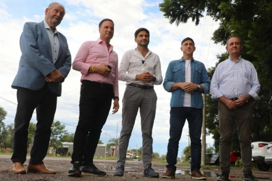 Pullaro anunció la repavimentación de la RP N°5 y la construcción de una rotonda