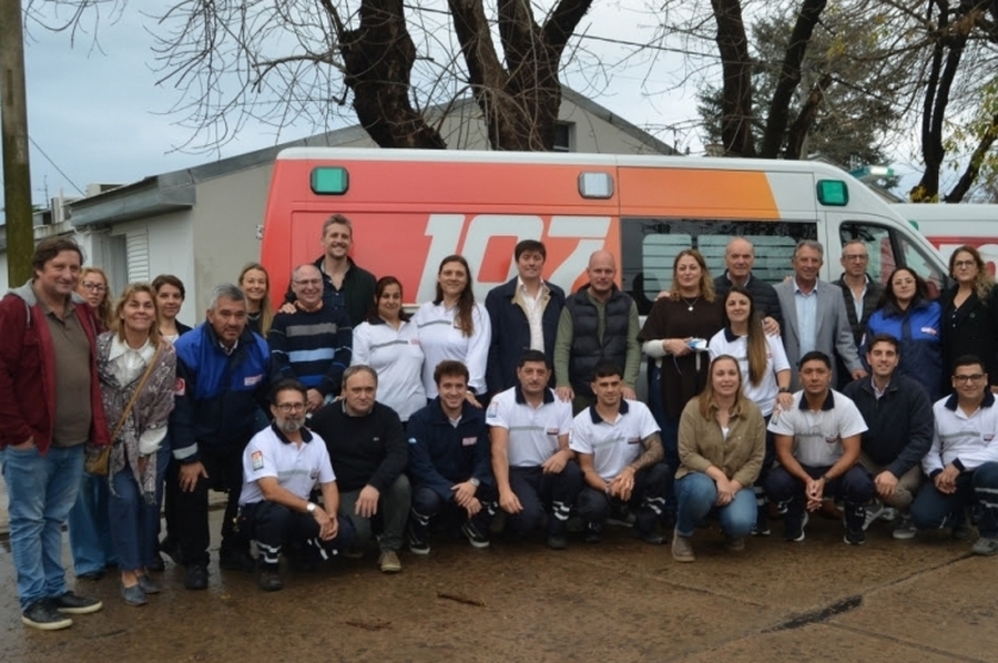 Villa Cañás: Provincia habilitó una nueva posta del 107 en el hospital local
