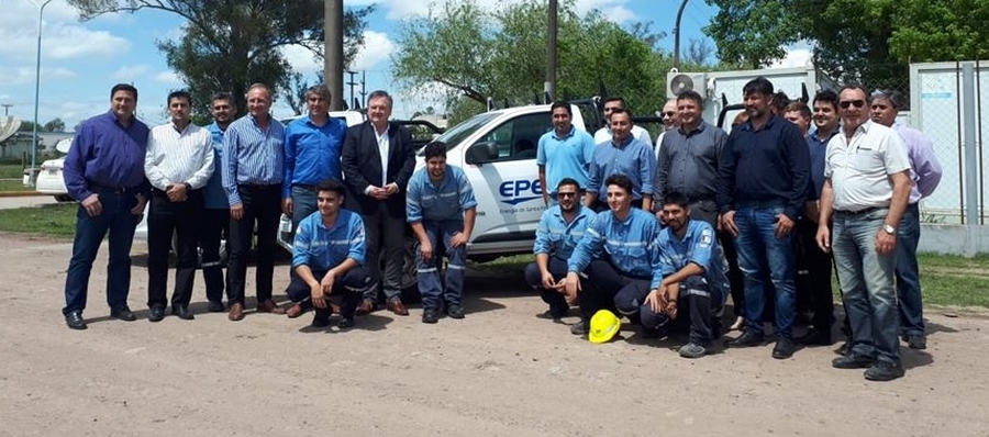 Bastía y Michlig entregaron 4 unidades 0 km para agencias de la Sucursal Noroeste de la EPE