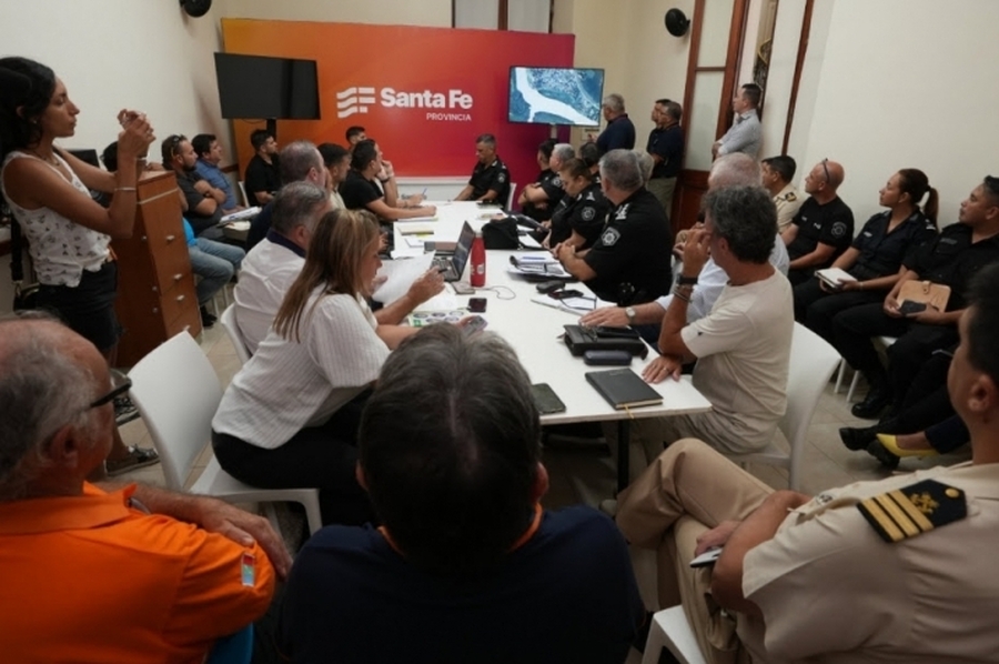 Ultiman detalles del operativo integral para la Maratón Acuática Santa Fe–Coronda