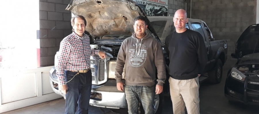 En el taller con los hermanos Boscarol