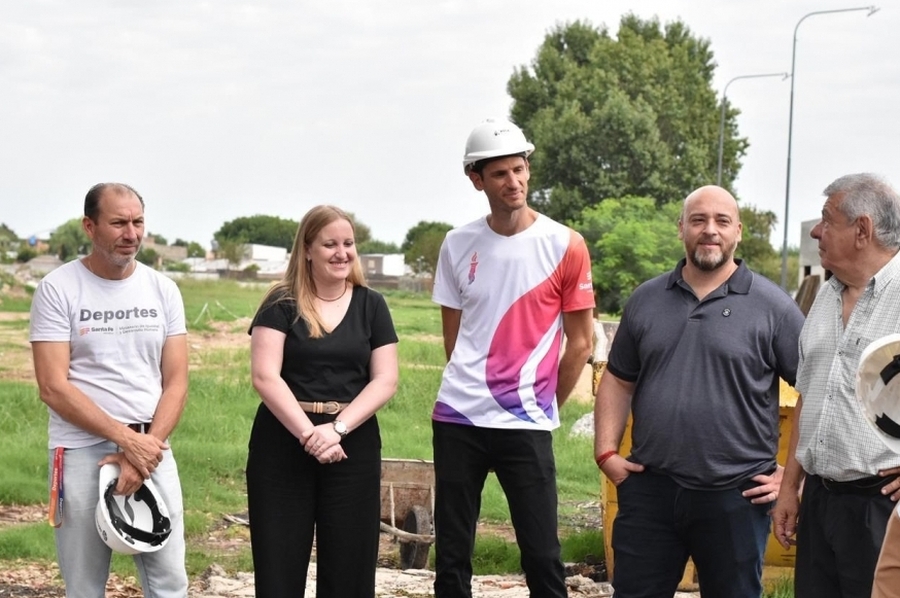 Recorrida con deportistas y autoridades: las obras del CARD avanzan a ritmo sostenido rumbo a los Juegos Suramericanos