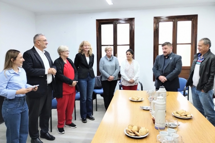 Calvo se reunió en el Municipio de Sunchales con instituciones locales