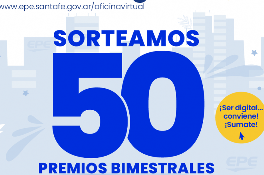 La EPE sortea 50 premios de $ 5.000 por bimestre