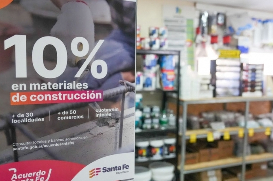 Acuerdo Santa Fe para la construcción: en solo 10 días pasaron de 75 a 117 los locales adheridos