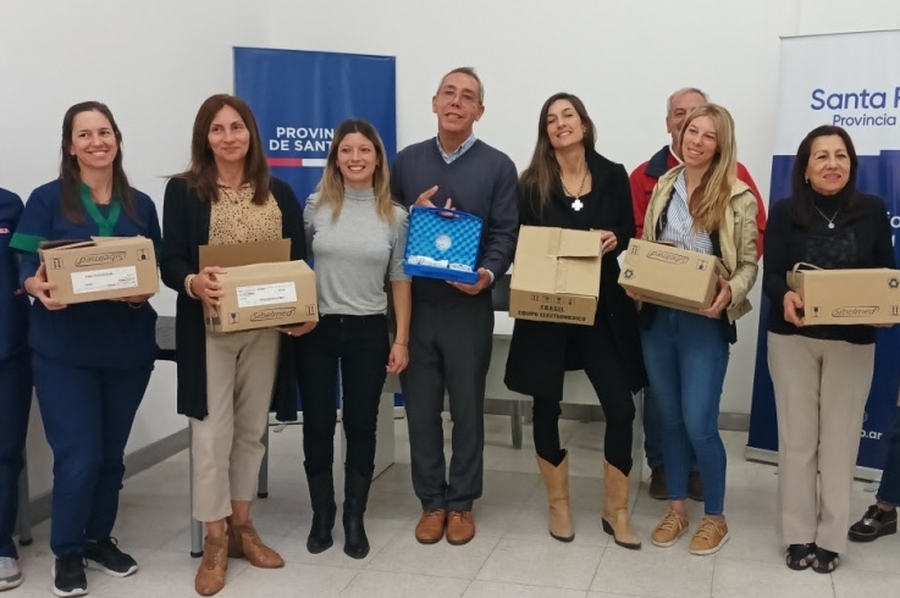 Se entregaron espirómetros para el centro norte provincial
