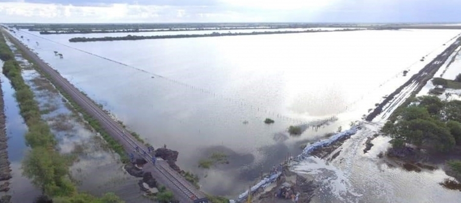Siguen evacuadas por las inundaciones en el norte 459 personas