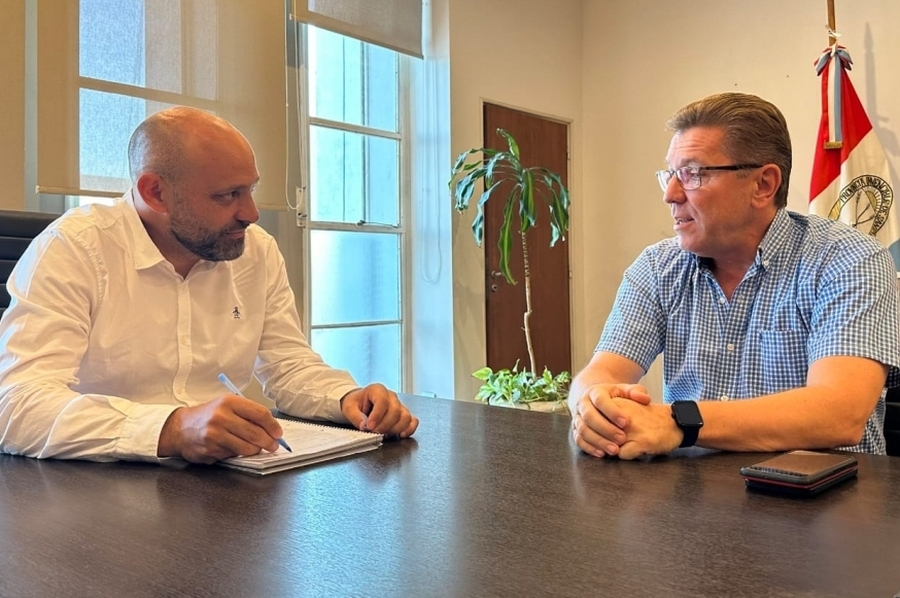 Borla se reunió con el Ministro de Producción Gustavo Puccini