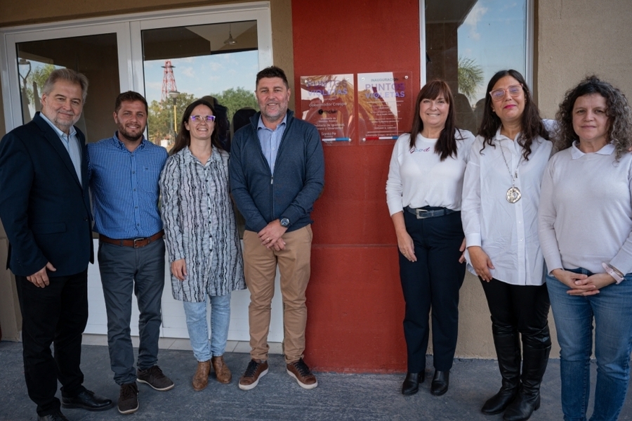 Inauguran un Punto Violeta en Gobernador Crespo