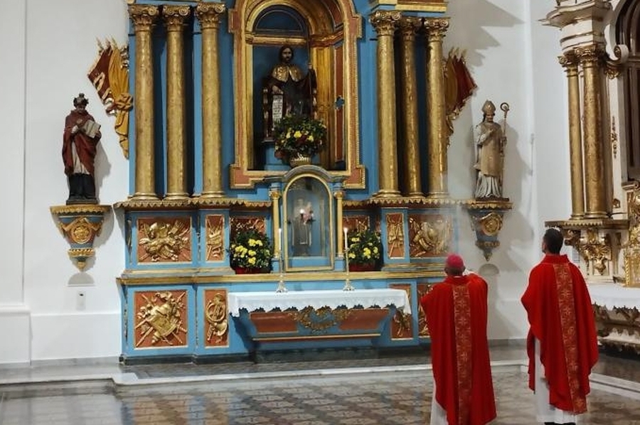 El templo más antiguo de Buenos Aires se unió a la fiesta de Santiago Apóstol