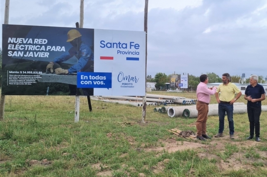 La EPE ejecuta obras en el departamento San Javier