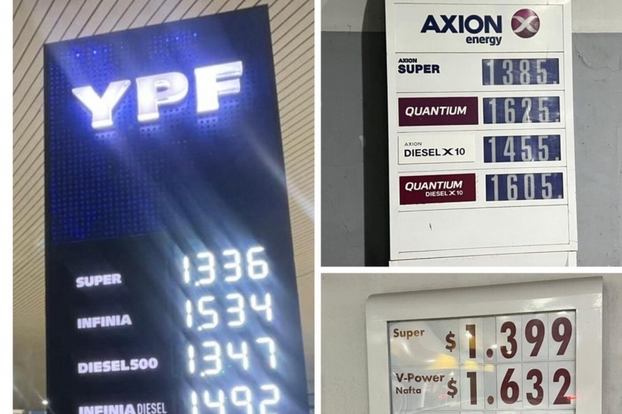 Aumentaron los precios de los combustibles en las YPF de la ciudad