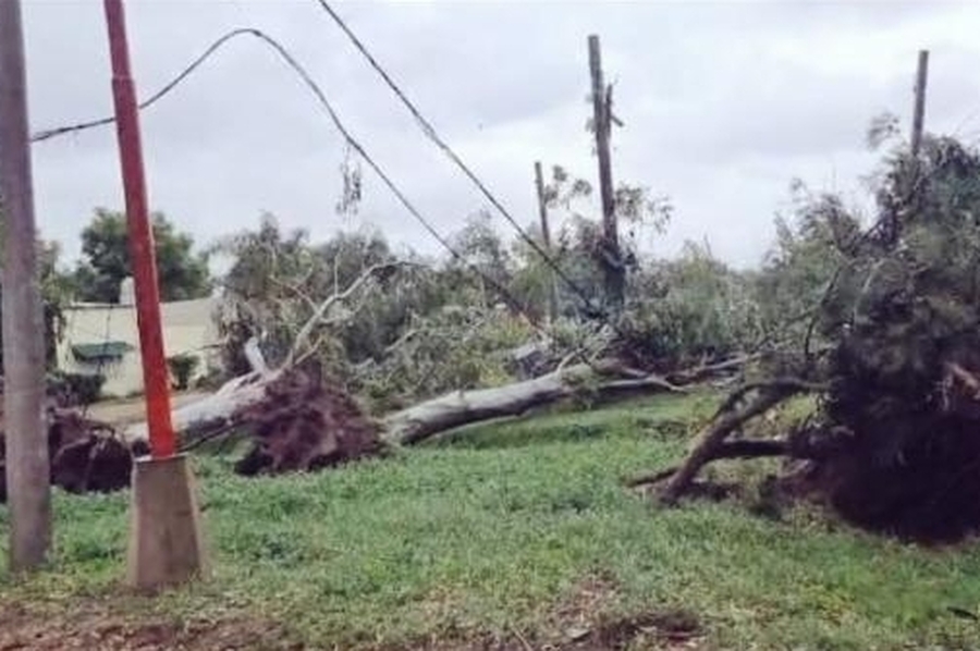 Fuerte tormenta en Cayastá: “La sacamos barata” admitió el presidente comunal