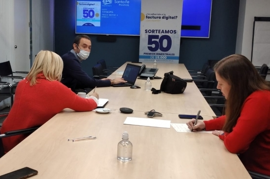 Se conocieron los primeros ganadores adheridos a la factura digital de la EPE