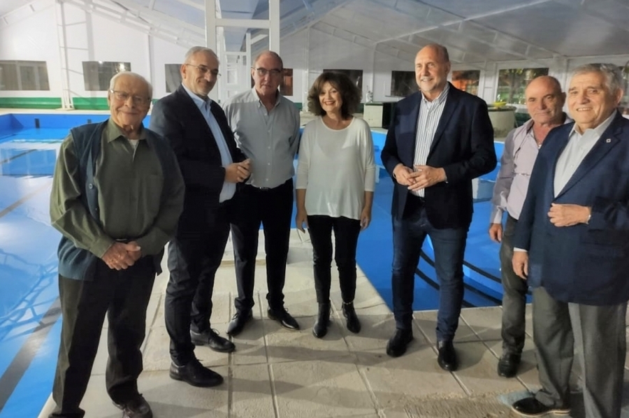 Calvo presente en el 75° aniversario del Club Atlético Unión de Sunchales
