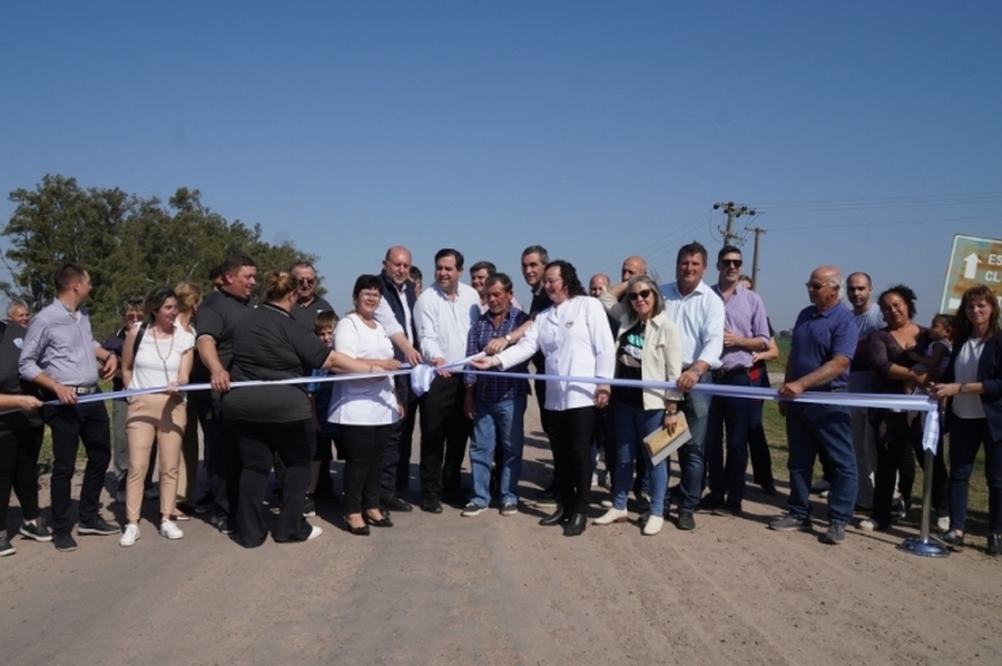 Perotti inauguró el Camino de la Ruralidad del distrito Barros Pazos de Reconquista
