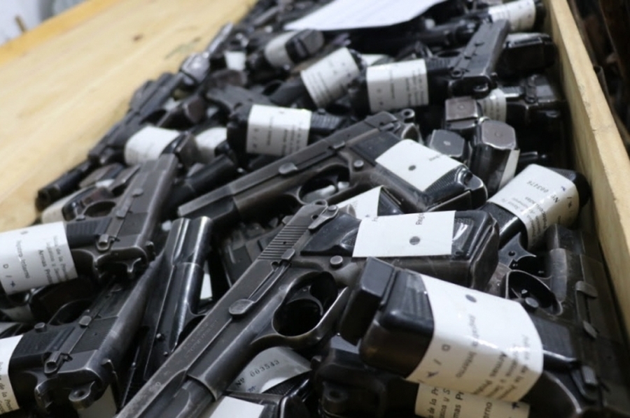La policía secuestró 798 armas de fuego en los últimos seis meses en la ciudad de Santa Fe