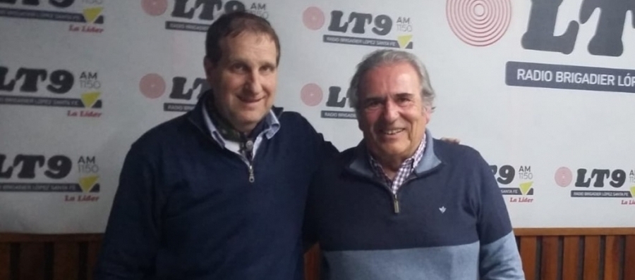 El titular de PJ y diputado provincial electo, Ricardo Olivera en la tarde de Aires