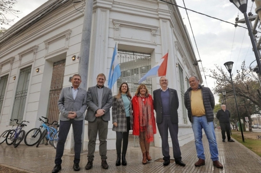 Frana recorrió obras en Armstrong y Cañada de Gómez