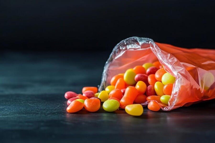 ¿Cuántos caramelos quedan en tu paquete?