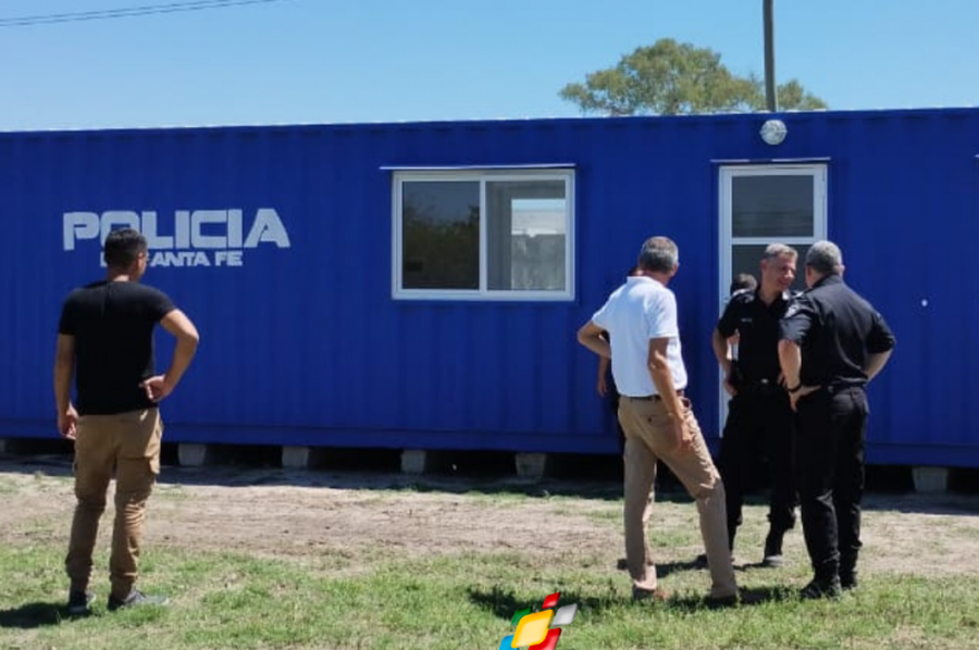 En San Cristóbal instalaron un container equipado para la custodia de vehículos secuestrados o accidentados