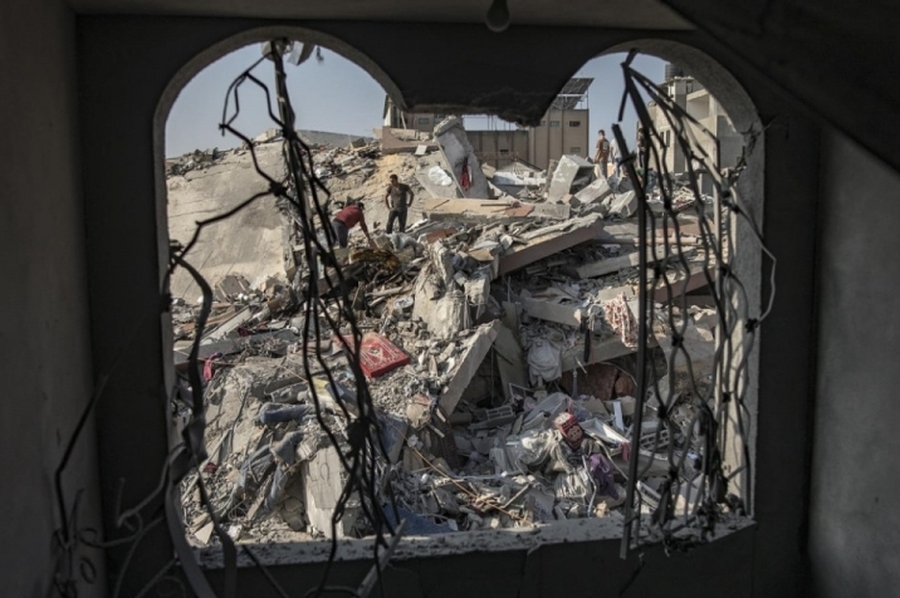 Para la ONU, los bombardeos al campo de refugiados de Gaza podrían ser 