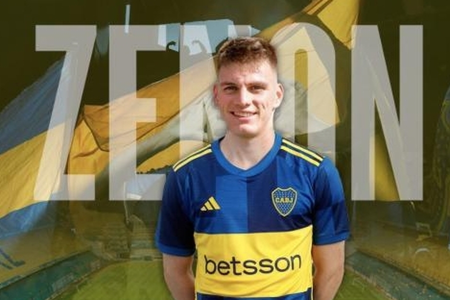 Kevin Zenón viajó para sumarse a Boca
