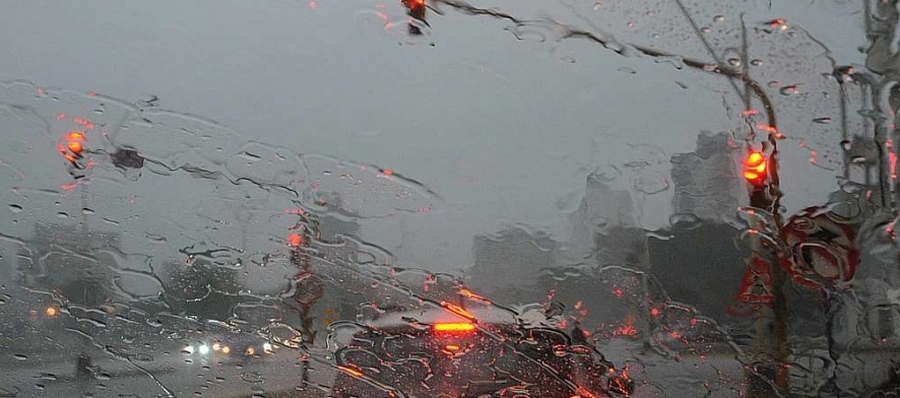 Fuerte tormenta en el sur de Rafaela