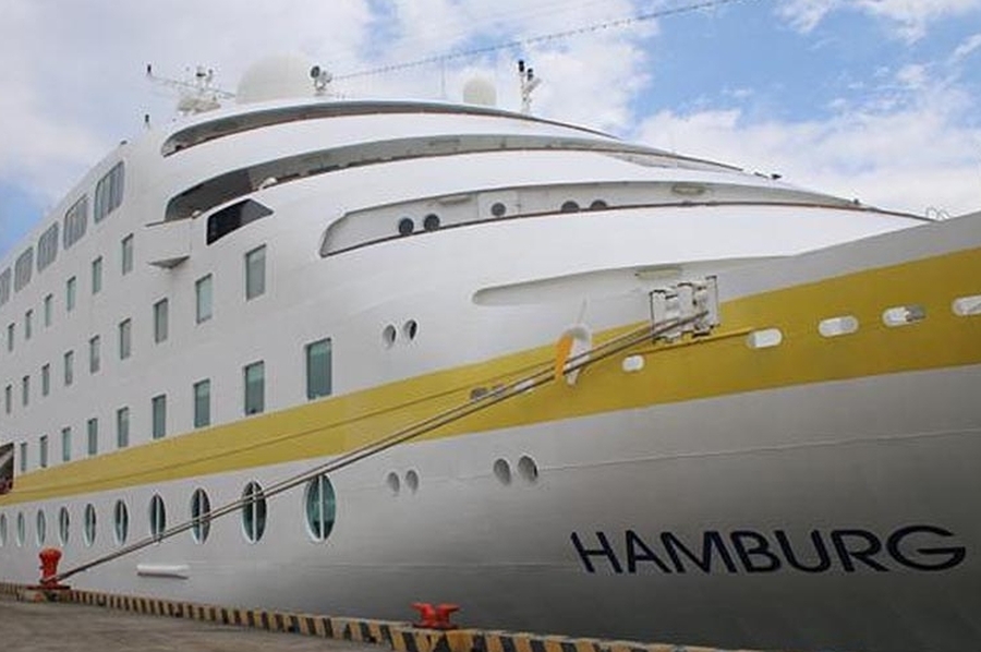 Salud aisló a todos a bordo del crucero Hamburg, por un nuevo caso positivo de Covid