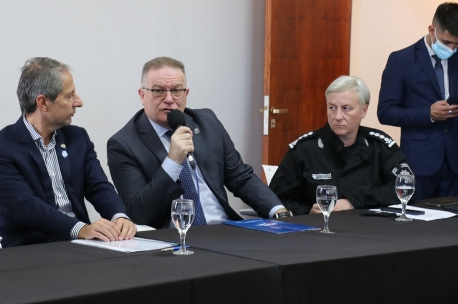 Lagna participó del encuentro del Consejo Interprovincial de Seguridad Ciudadana