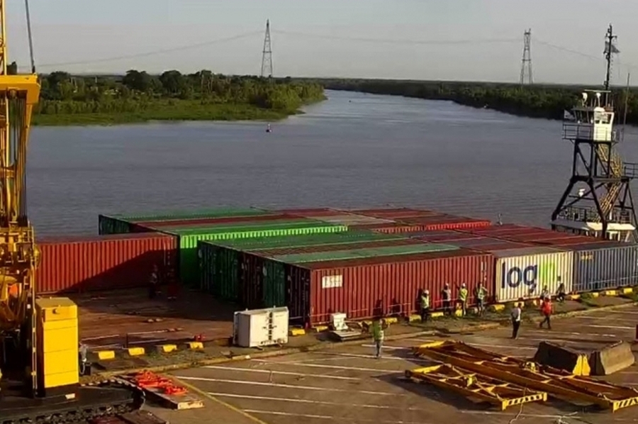 La Terminal de Contenedores comenzó a operar en el Puerto de Santa Fe