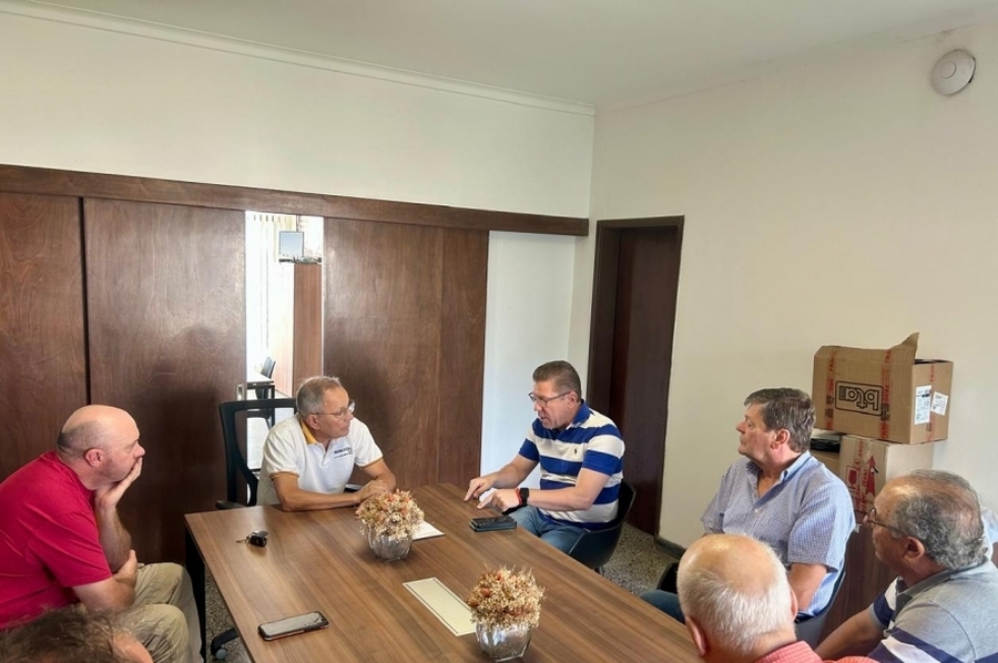 Borla proyecta obras viales con el consorcio caminero de San Justo