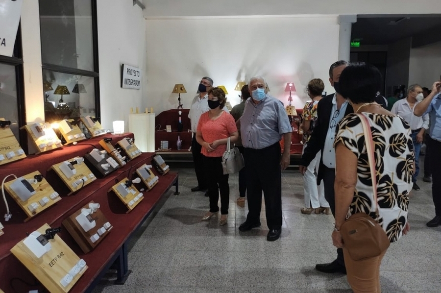 Sosa en la Muestra Anual de la EETP N° 642 San Martín de Balcarce