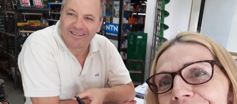 En la ciudad de San Justo con Tola Repetto