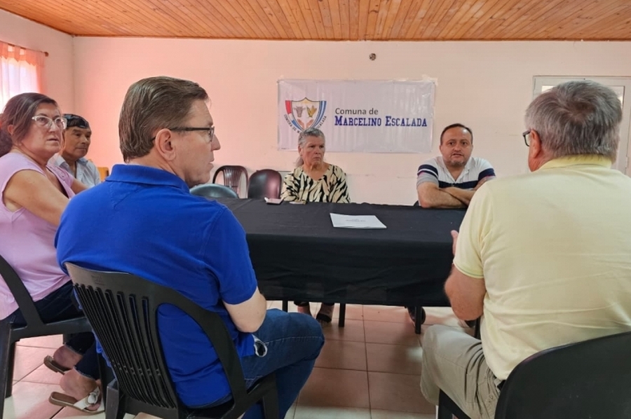 Borla en Marcelino Escalada: el distrito firmó convenio para la mejora de su red vial rural