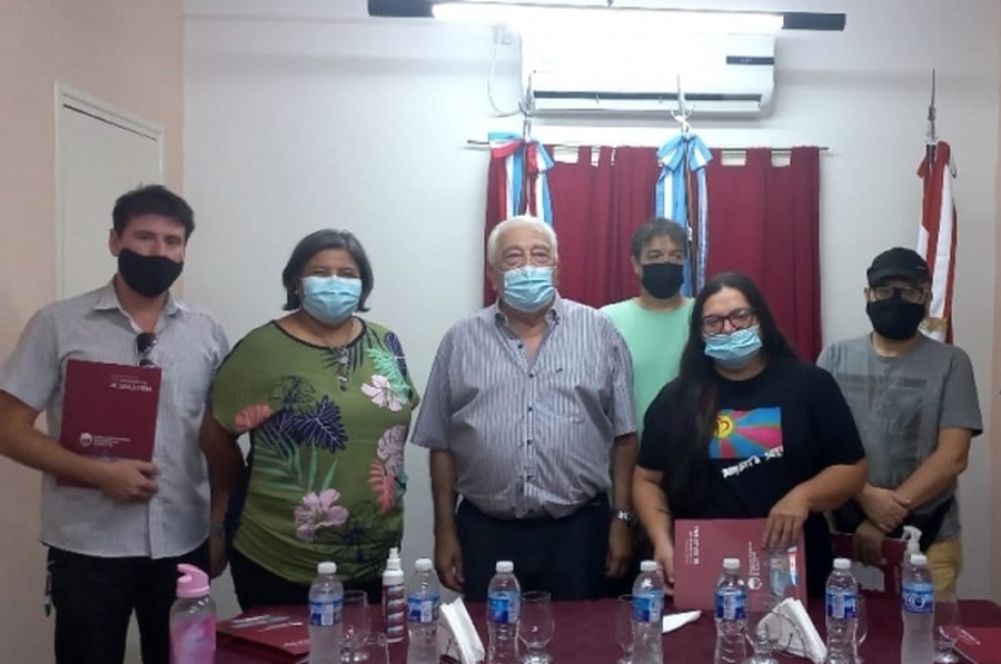Osvaldo Sosa recibió a las comparsas previo a los carnavales 2022