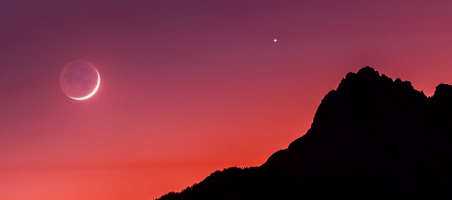 Se verá una conjunción de la Luna con Venus y Saturno a finales de noviembre
