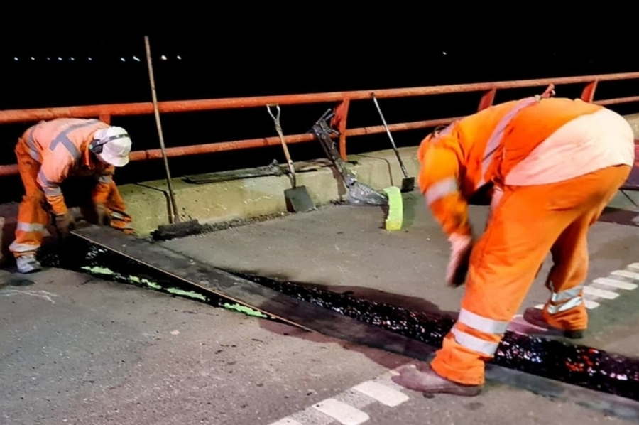 Acceso a Santa Fe: finalizaron los trabajos nocturnos sobre el puente de la Autopista
