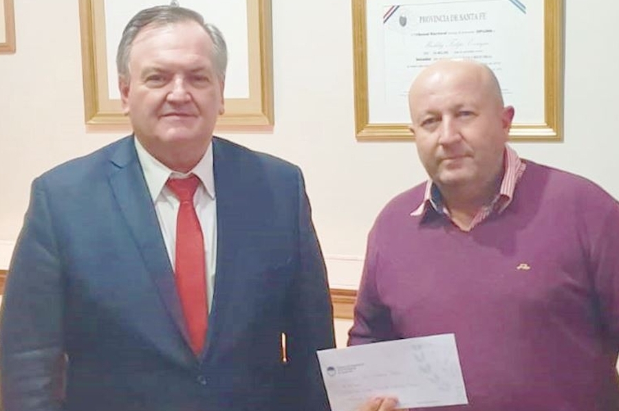 El Senador Michlig se reunió con el Pte. Comunal Gustavo Capella