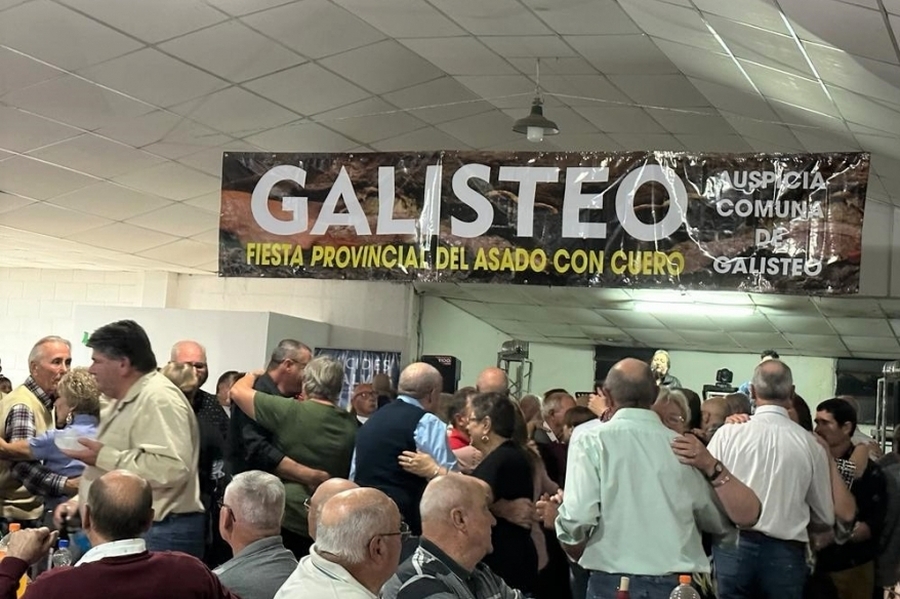 Calvo participó de la 22° Fiesta Provincial del Asado con Cuero en Galisteo
