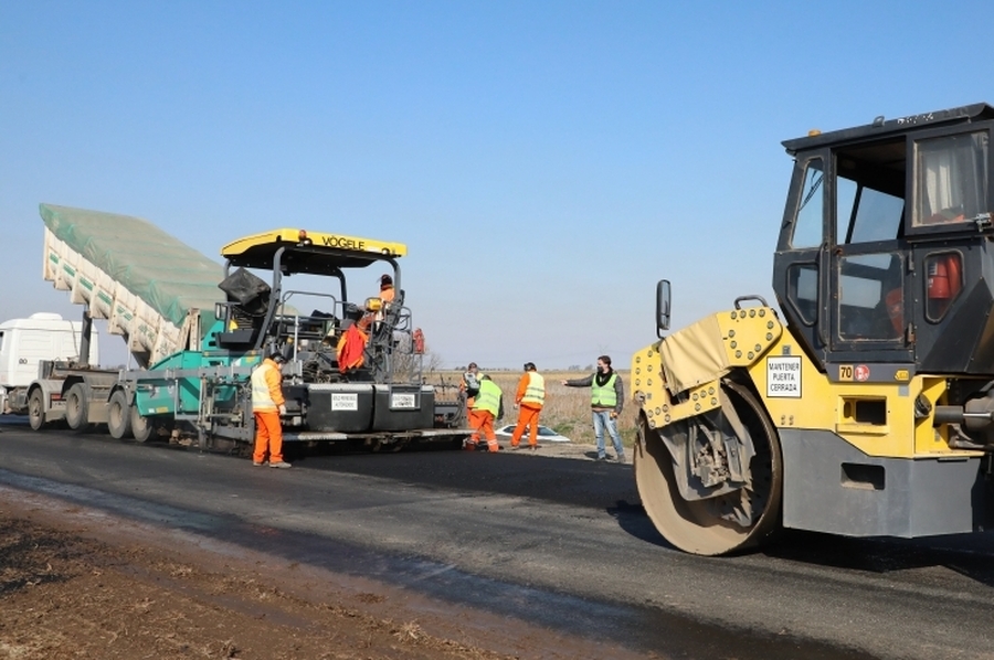 El gobierno provincial tiene 45 frentes de obras viales en ejecución