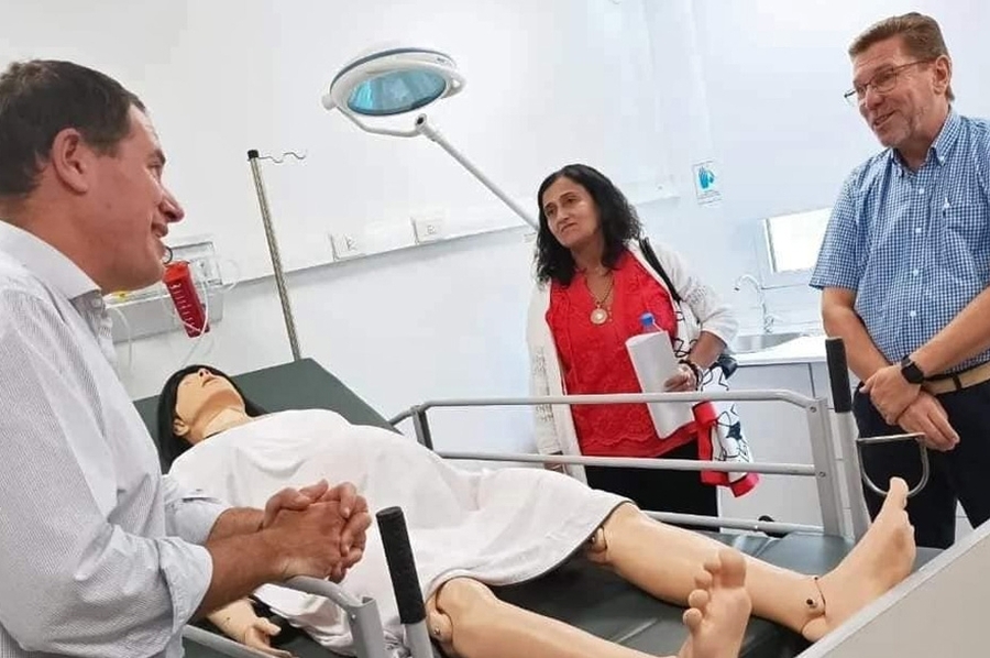San Justo: Se realizan las primeras prácticas del convenio entre la Facultad de Ciencia Médicas de la UNL y el senador Borla