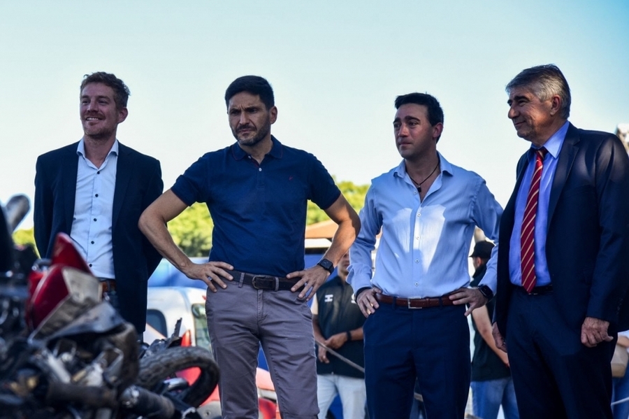 Comenzó la compactación de vehículos en desuso en el Polo Tecnológico de Rosario