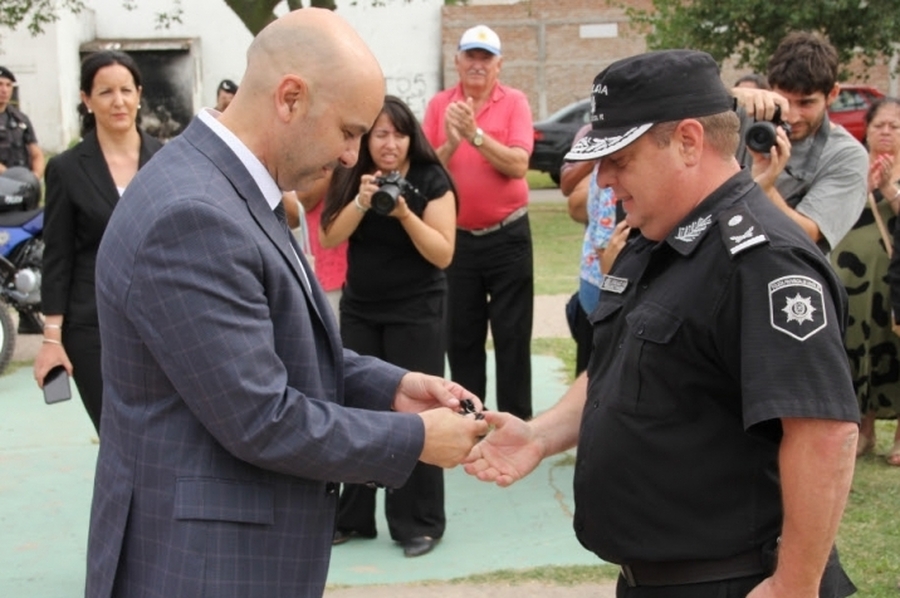 El Ministerio de Seguridad entregó 29 nuevas motos para patrullajes y prevención a la policía de la provincia