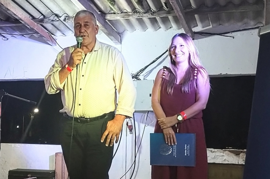 En representación de Calvo, Bárbara Chivallero acompañó la Fiesta Provincial de la Pizza Artesanal en Aurelia