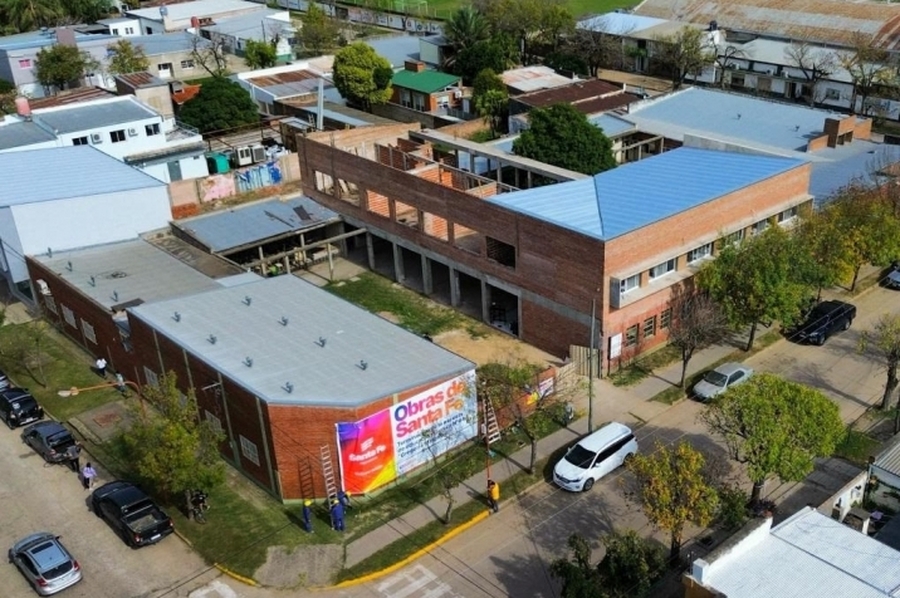 Esperanza: el Gobierno Provincial avanza con los trabajos para la terminación de la Escuela “Gregoria Matorras”