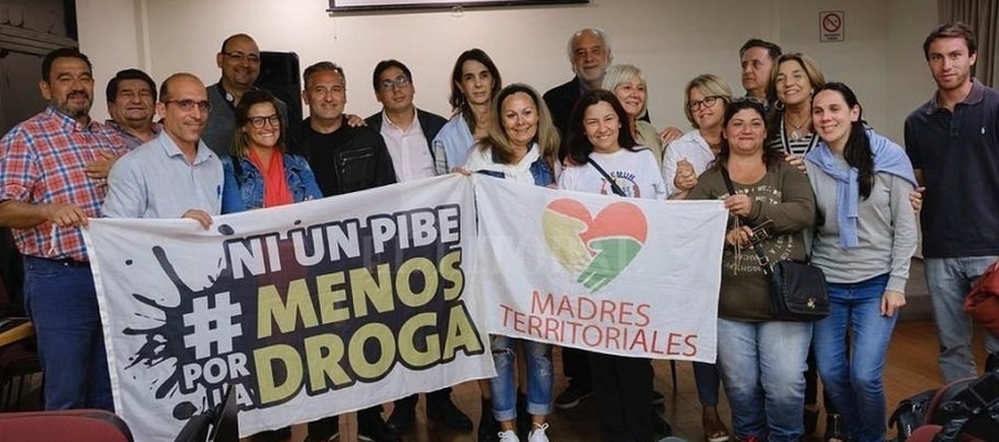 Silvina Frana en un encuentro con el Foro de Adicciones
